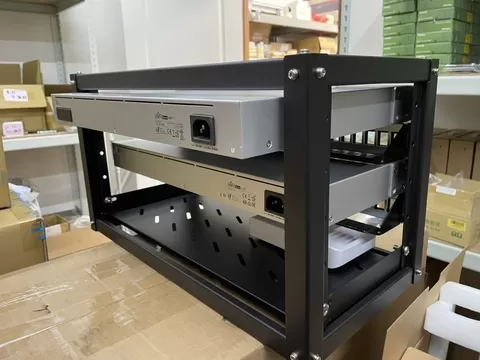 19吋 5U小型開放式機架(黑色)