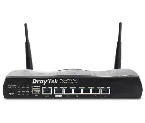 Giga VPN高效能寬頻路由器 Vigor2927