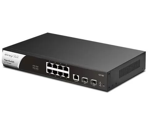10埠L2+網管型交換器 型號：VigorSwitchG2100
